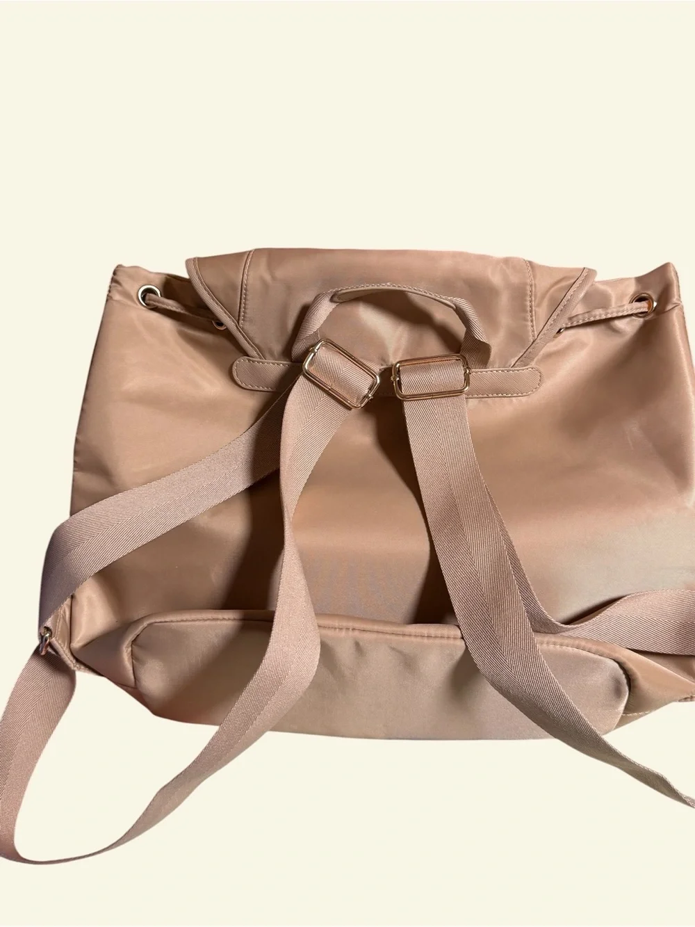 Year of Ours Everyday Nylon Backpack Tote in Dusty Rose